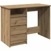 VIDAXL - Bureau chêne artisanal 102x50x75 cm bois d'ingénierie