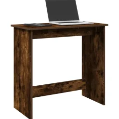 VIDAXL - Bureau chêne fumé 80x40x75 cm bois d'ingénierie