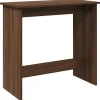 VIDAXL - Bureau chêne marron 80x40x75 cm bois d'ingénierie