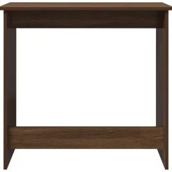 VIDAXL - Bureau chêne marron 80x40x75 cm bois d'ingénierie