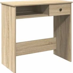 VIDAXL - Bureau chêne sonoma 80x40x75 cm aggloméré