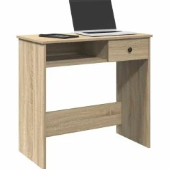 VIDAXL - Bureau chêne sonoma 80x40x75 cm aggloméré