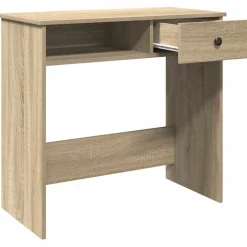 VIDAXL - Bureau chêne sonoma 80x40x75 cm aggloméré