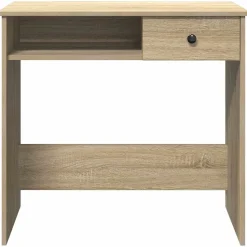 VIDAXL - Bureau chêne sonoma 80x40x75 cm aggloméré