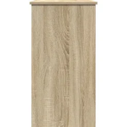 VIDAXL - Bureau chêne sonoma 80x40x75 cm aggloméré