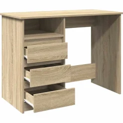VIDAXL - Bureau chêne sonoma 102x50x75 cm bois d'ingénierie
