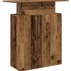 VIDAXL - Bureau de réception vieux bois 100x40x104 cm bois d'ingénierie