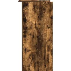VIDAXL - Bureau de réception chêne fumé 55x50x103,5 cm bois d'ingénierie