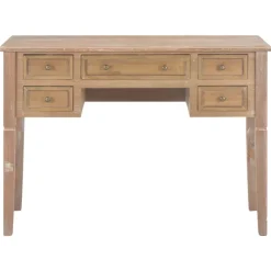 VIDAXL - Bureau marron 109,5 x 45 x 77,5 cm bois