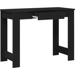 VIDAXL - Bureau noir 100x45x75 cm bois d'ingénierie