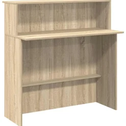 VIDAXL - Bureau réception chêne sonoma 100x50x103,5 cm bois d'ingénierie