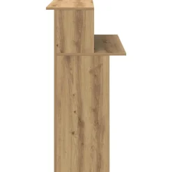 VIDAXL - Bureau réception chêne artisanal 100x50x103,5cm bois ingénierie