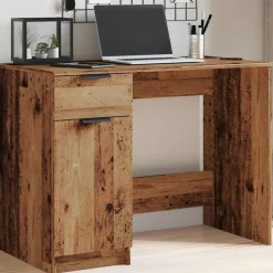 VIDAXL - Bureau vieux bois 100x50x75 cm bois d'ingénierie