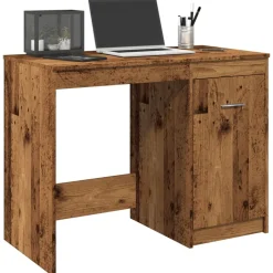 VIDAXL - Bureau vieux bois 100x50x76 cm bois d'ingénierie