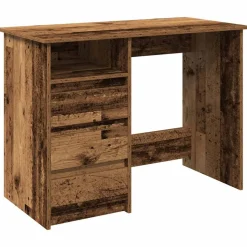 VIDAXL - Bureau vieux bois 102x50x75 cm bois d'ingénierie