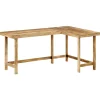 VIDAXL - Bureau 165x110x75 cm bois massif de manguier