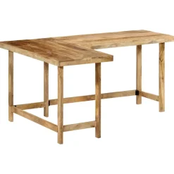 VIDAXL - Bureau 165x110x75 cm bois massif de manguier