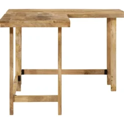 VIDAXL - Bureau 165x110x75 cm bois massif de manguier