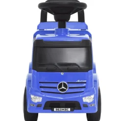 VIDAXL - Camion à pédales mercedes-benz bleu