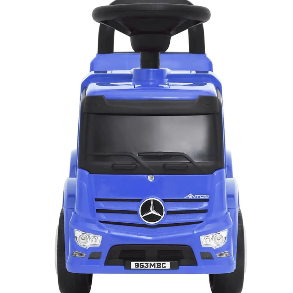 VIDAXL - Camion à pédales mercedes-benz bleu