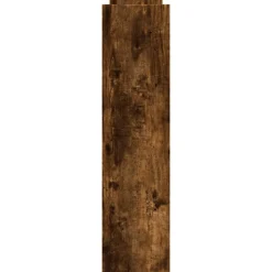 VIDAXL - Chariot de rangement étroit 4 niveaux chêne fumé