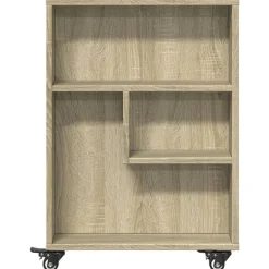 VIDAXL - Chariot de rangement étroit chêne sonoma bois d'ingénierie