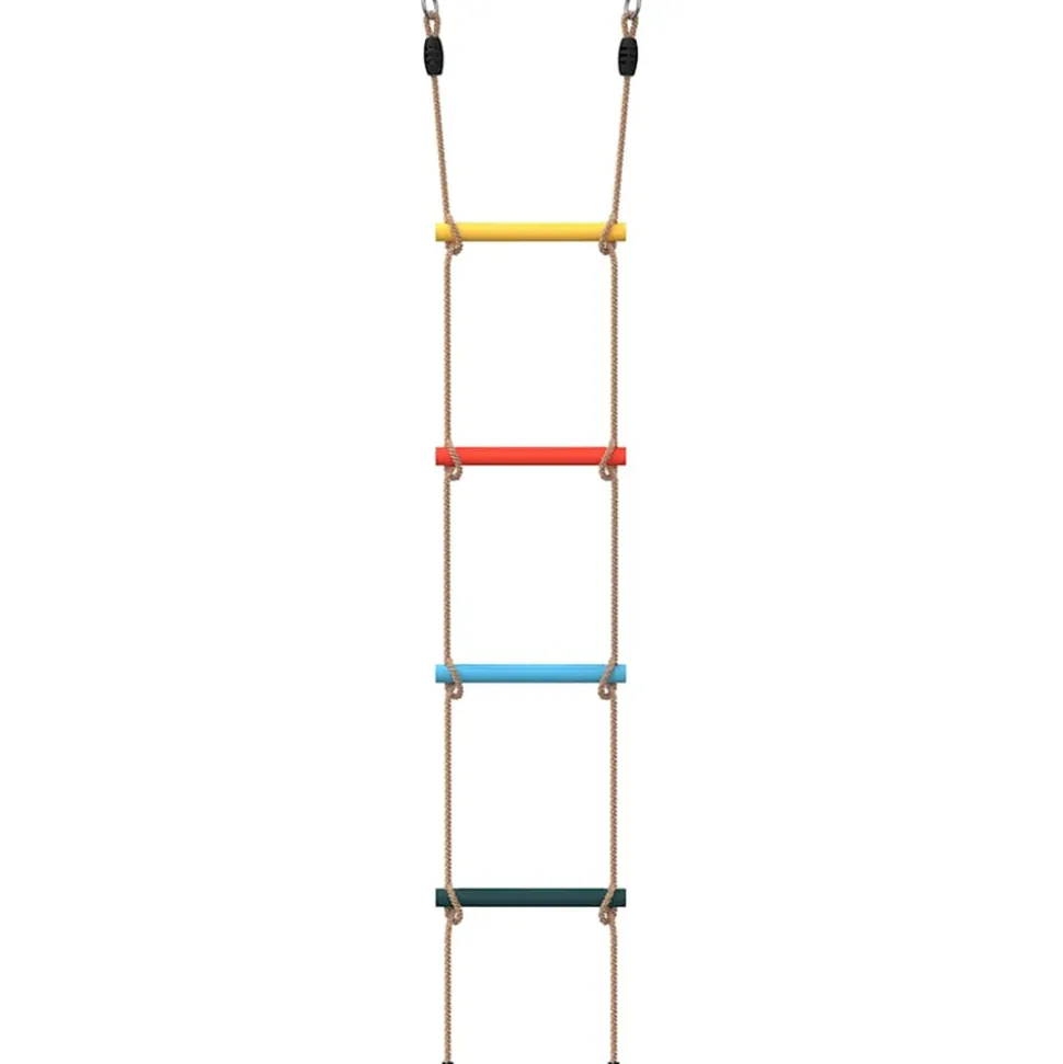 VIDAXL - Échelle de corde pour enfants avec 4 échelons multicolore