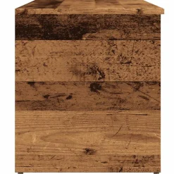 VIDAXL - Coffre de rangement vieux bois 84x42x46 cm bois d'ingénierie