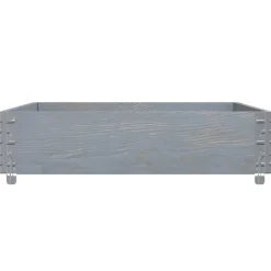 VIDAXL - Collier de palette gris 120x80 cm bois de pin solide
