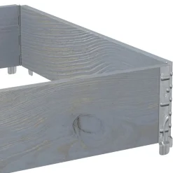 VIDAXL - Collier de palette gris 120x80 cm bois de pin solide