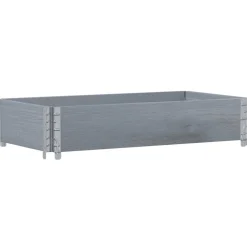 VIDAXL - Collier de palette gris 100x50 cm bois de pin solide
