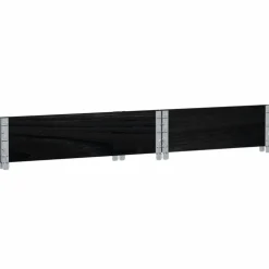 VIDAXL - Collier de palette noir 80x60 cm bois de pin solide