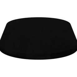 VIDAXL - Dessus de table marron foncé 120x60x4cm bois chêne massif ovale