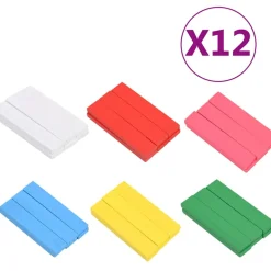 VIDAXL - Ensemble de blocs de construction en bois 150 pcs pin peint