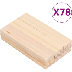 VIDAXL - Ensemble de blocs de construction en bois 150 pcs pin peint