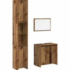 VIDAXL - Ensemble de meubles salle de bain 3 pcs bois d'ingénierie