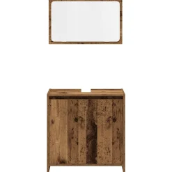 VIDAXL - Ensemble de meubles salle de bain 3 pcs bois d'ingénierie