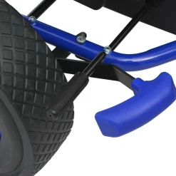 VIDAXL - Kart à pédale avec siège ajustable bleu