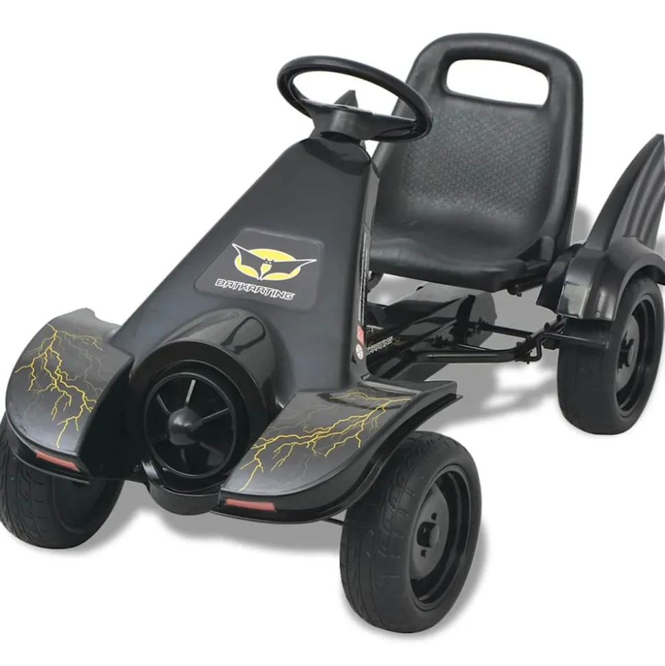 VIDAXL - Kart à pédale avec siège ajustable noir