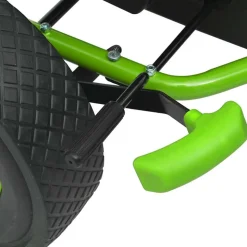 VIDAXL - Kart à pédale avec siège ajustable vert
