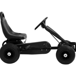 VIDAXL - Kart à pédales avec pneus noir