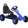VIDAXL - Kart à pédales avec pneus bleu