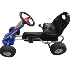 VIDAXL - Kart à pédales bleu