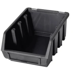 VIDAXL - Kit de bacs de stockage et panneaux muraux 96 pcs rouge et noir