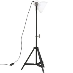 VIDAXL - Lampadaire 25 w blanc 35x35x65/95 cm e27