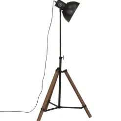 VIDAXL - Lampadaire 25 w noir 75x75x90-150 cm e27