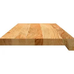 VIDAXL - Marches d'escalier 8 pcs marron clair 70x30x2 cm chêne massif