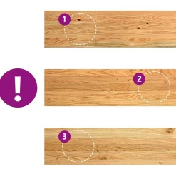 VIDAXL - Marches d'escalier 4 pcs marron clair 90x30x2 cm chêne massif