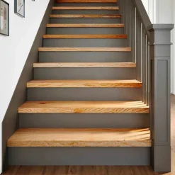 VIDAXL - Marches d'escalier 16 pcs marron clair 90x30x2 cm chêne massif