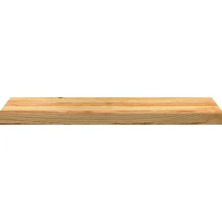 VIDAXL - Marches d'escalier 2 pcs marron clair 80x25x2 cm chêne massif